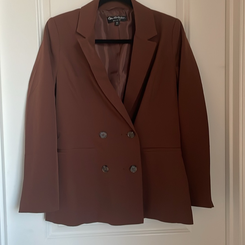 Redish brown oversized blazer